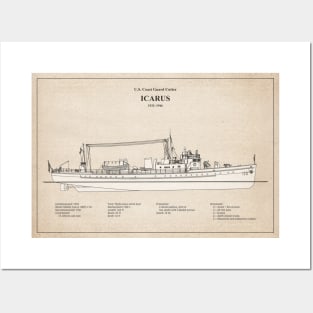 Icarus wpc-110 United States Coast Guard Cutter -  SBD Posters and Art